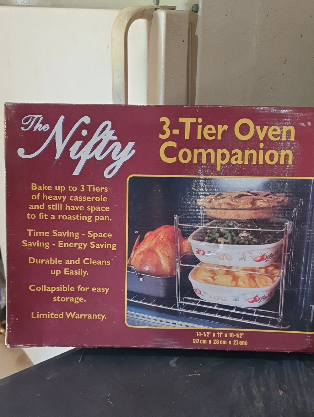 3-Tier Oven Companion - Red